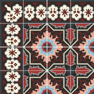 Melilla Cement Tile Rendering - An Alternate Colorway