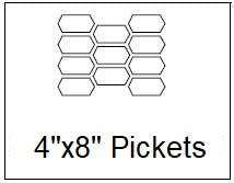 4x8 Picket Layout