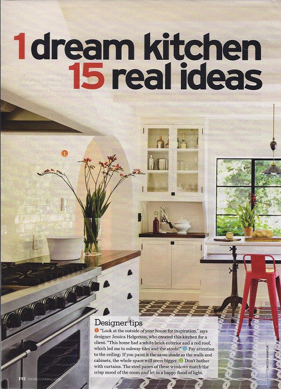The Redbook Article- 1 dream kitchen 15 real idea