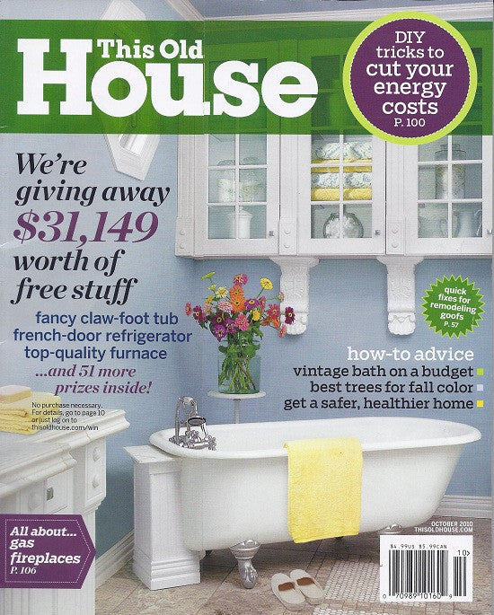 This Old House - Cover October 2010