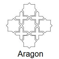 Arabesque Aragon Line Drawing