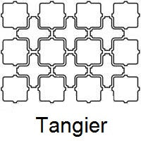 Arabesque Tangier Line Drawing