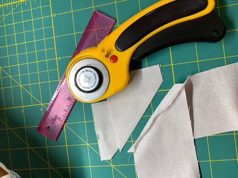 Cut open seam and iron open