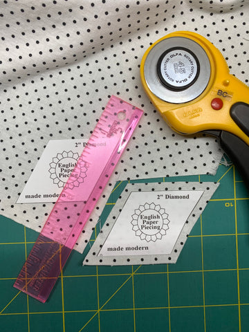 Trim seam allowances with ADD A Quarter Ruler