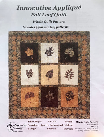 Fall Leaf Quilt Pattern