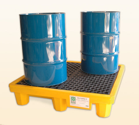 Ultratech 4-Drum Spill Pallet With Drain- Standard P4 - 1001