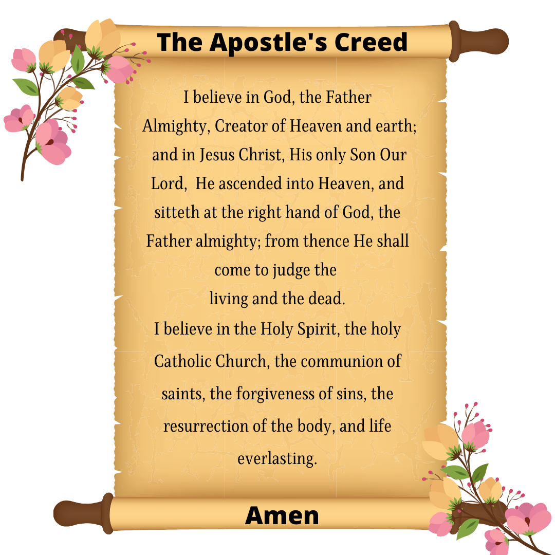 The Apostle's Creed Printable The Catholic Woman's Voice