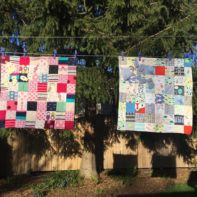 DIY Baby Clothes Quilts