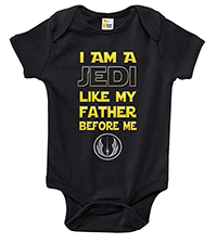 Star Wars Onesie - I am a Jedi like my father before me