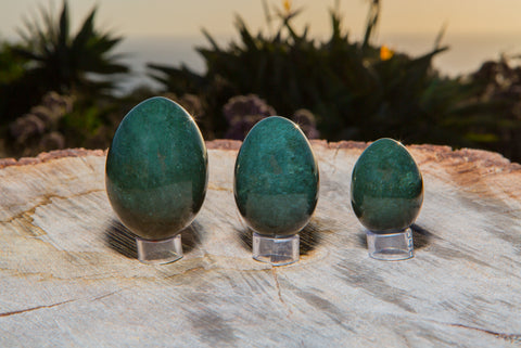 3 sizes of real GIA certified jade vagina eggs