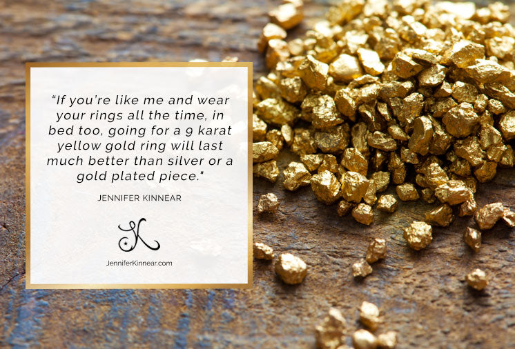 375 Jewellery - 9 Karat Yellow Gold Jewellery Facts - Jennifer Kinnear