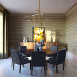 Abigail Dining Chair - Blue Print Box Weave Linen