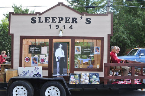 Joe & Ike Sleeper During the Caribou's 150th Parade