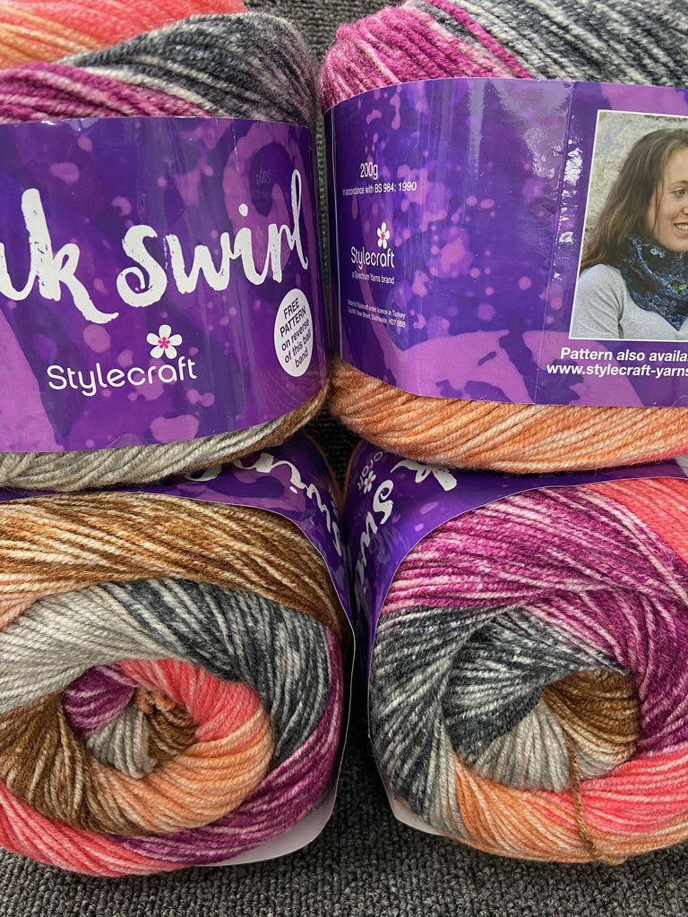 Stylecraft Batik Swirl Double Knit DK Wool/Yarn 200g Various Colours