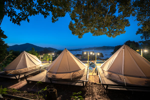 Luxury canvas tents