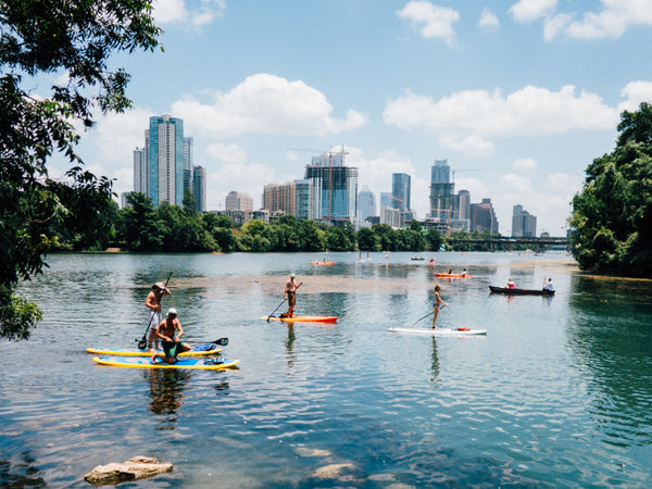 SUP on a lake