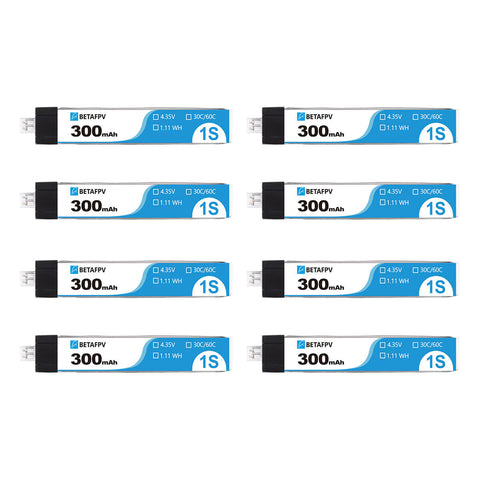 PH2.0 300mAh 1S 30C Battery(8PCS)