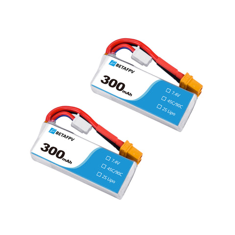 300mAh 2S 45C Lipo Battery (2PCS)