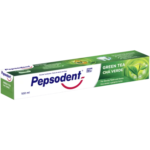 green pepsodent toothpaste