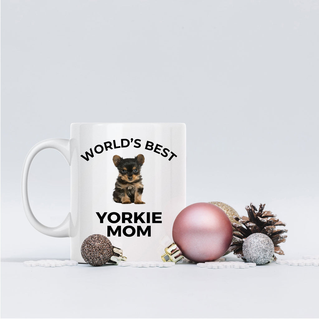 yorkshire terrier puppy dog mom coffee mug