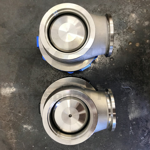 Authentic TiAL MVR wastegate valve compared to Counterfeit TiAL MVR valve