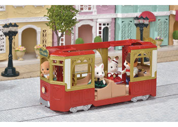 Sylvanian Families red tram
