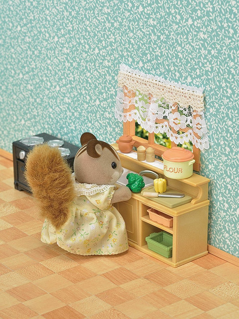 sylvanian classic kitchen set