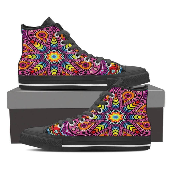 Joy of life mandala | High top shoes for women - Your ...