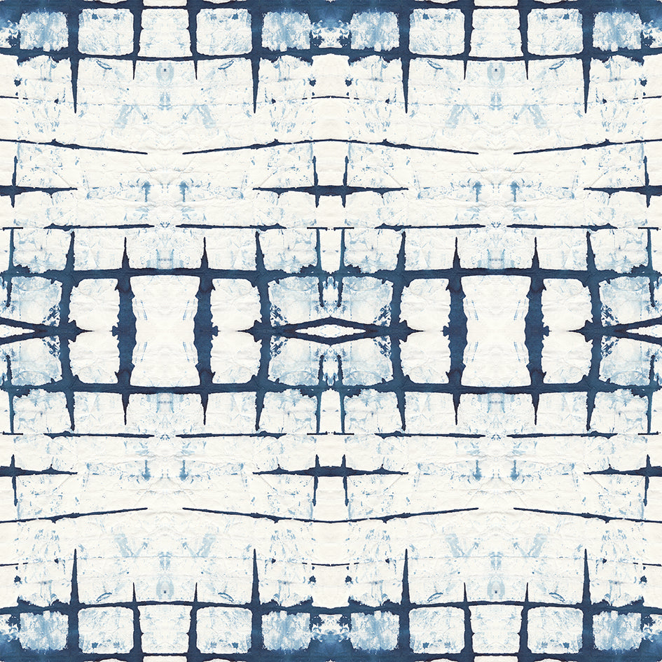 Papel Mural Batik Blue