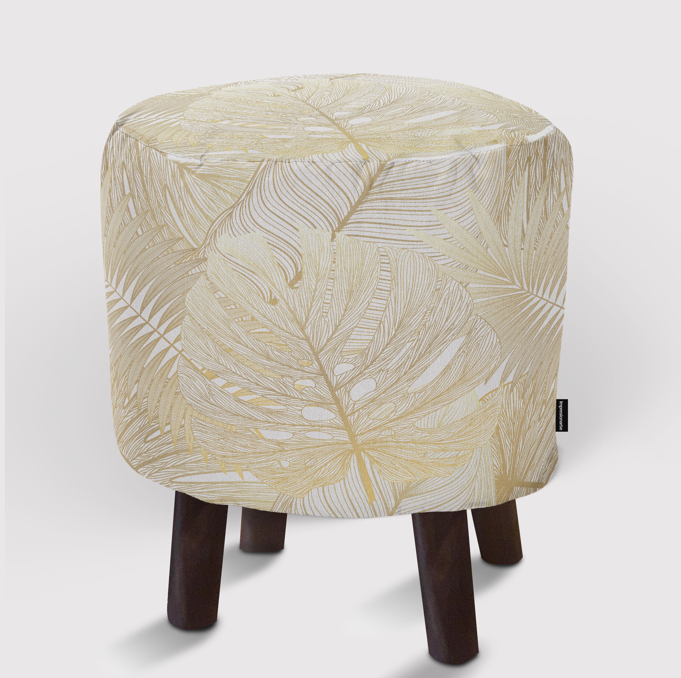 Pouf Golden Monstera