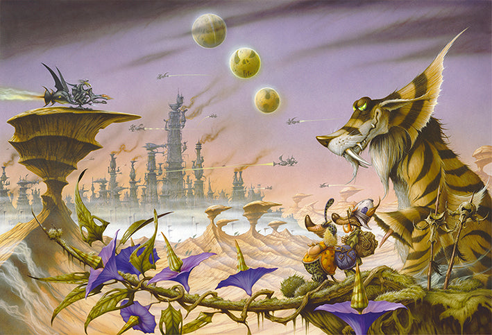 A View to Septo City by Rodney Matthews