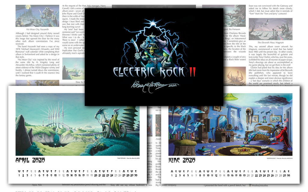 Electric Rock II calendar