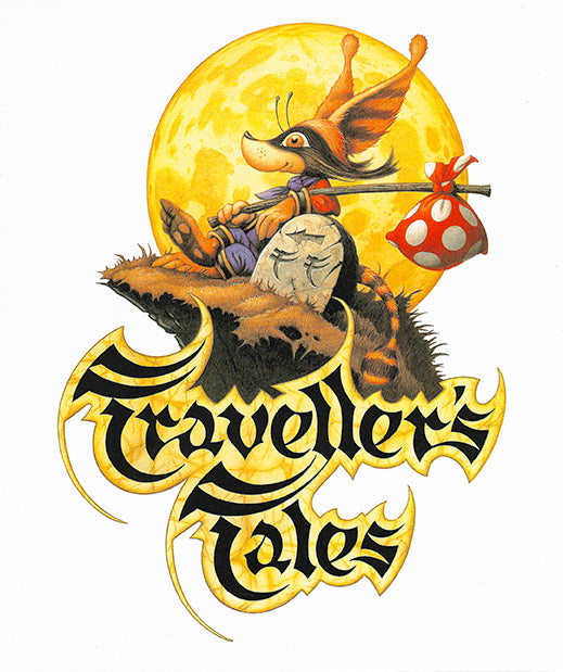 Traveller's Tales Logo © Rodney Matthews