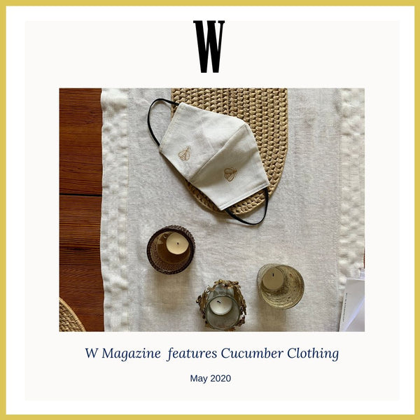 W-Magazine-features-cucumber-clothing-making-masks