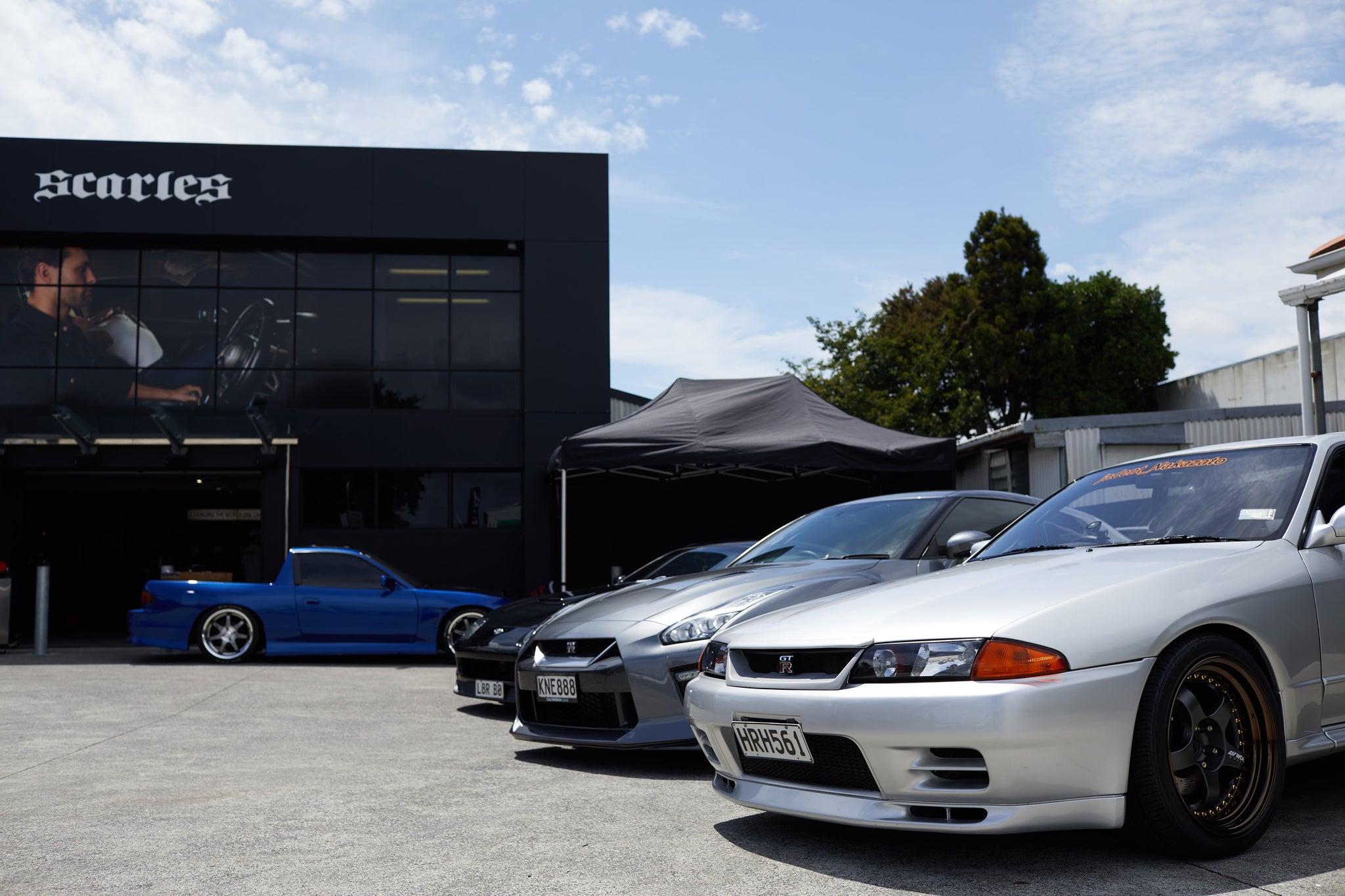 Nissan GTRs at Scarles