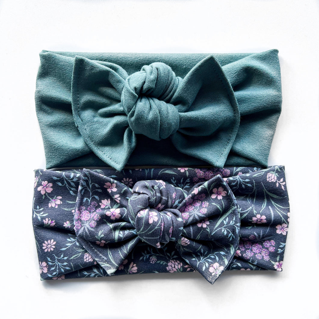 SALE- Garden by the Ocean set : (2 items) Headbands