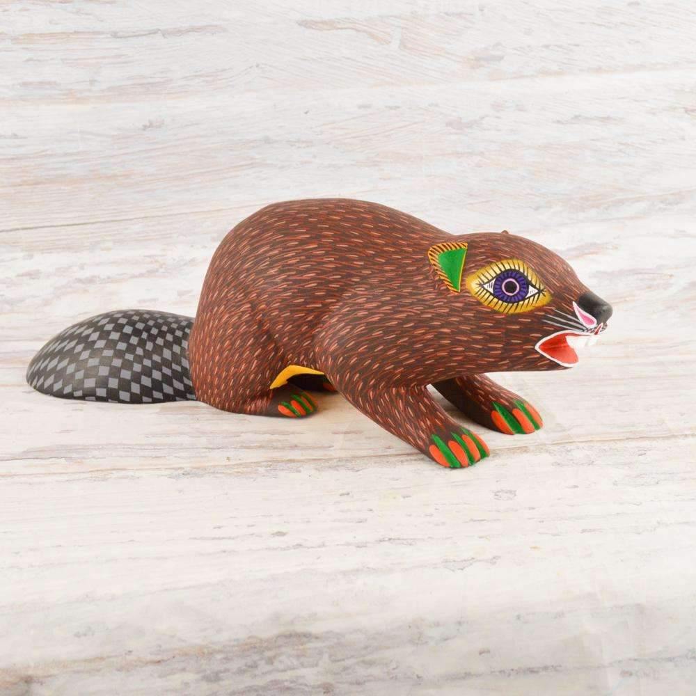 Orange Beaver Oaxacan Alebrije Wood Carving Mexican Folk Art Sculptu – Viva  Mexico Fine Mexican Art