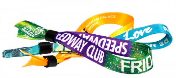 Printed cloth wristbands