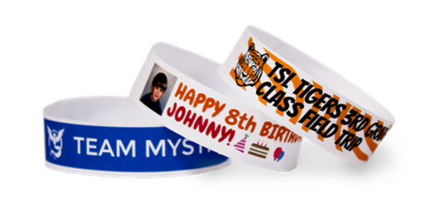 full colour tyvek wristbands