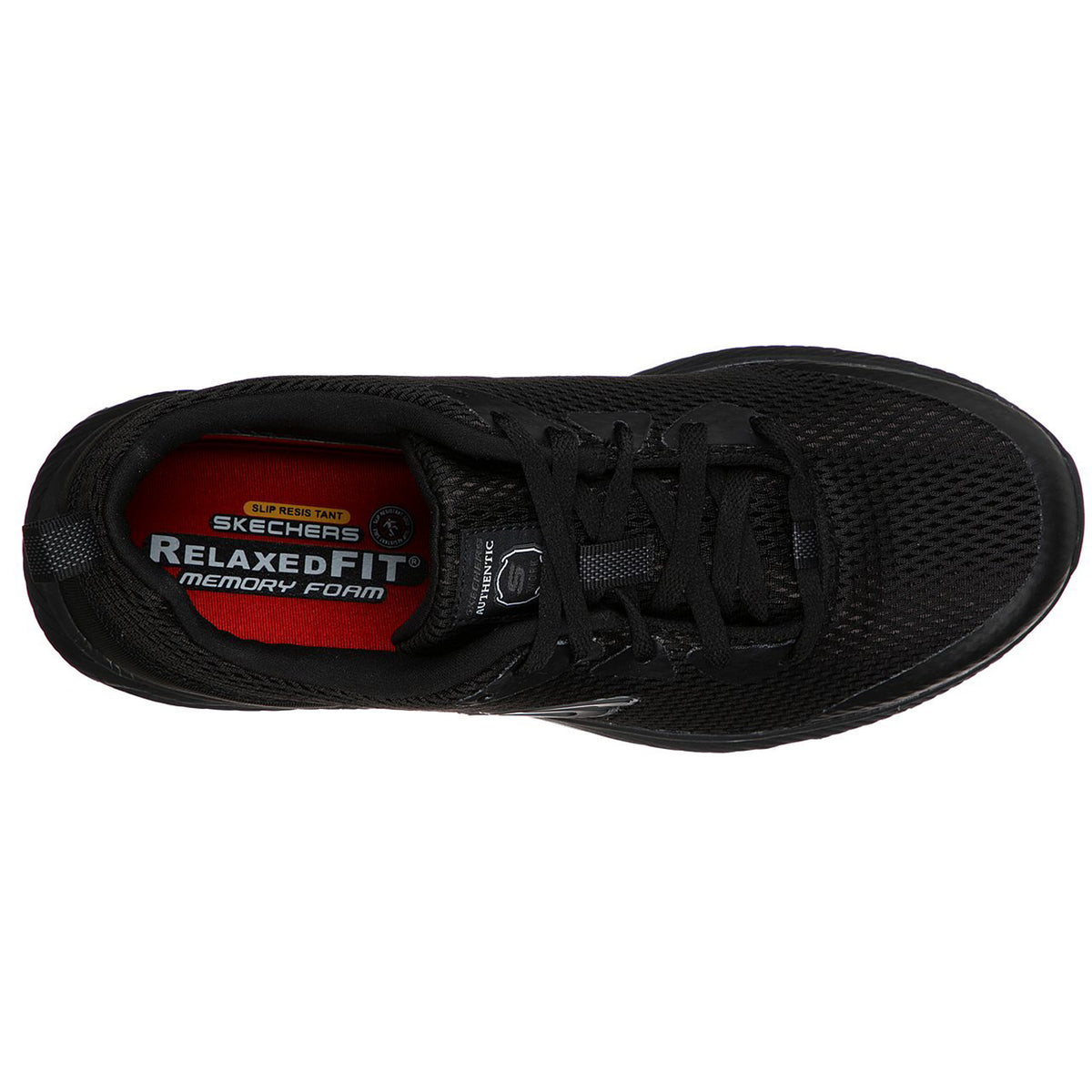 skechers relaxed fit memory foam work men's