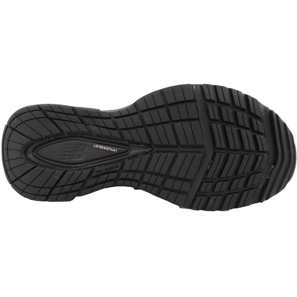 Black Slip Resistant Work Shoes 