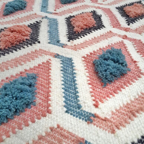 Pink Flatweave rug