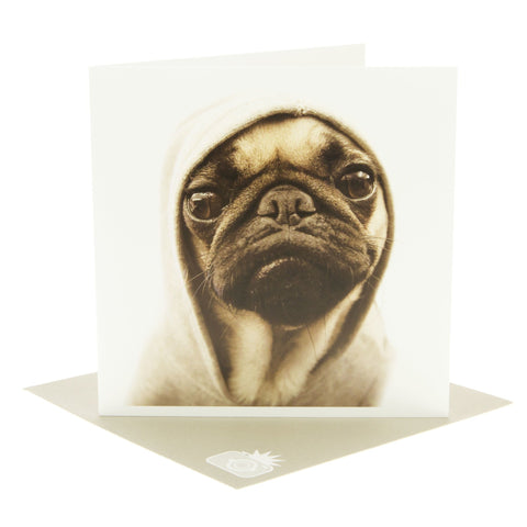 Pug Thug Dog Card