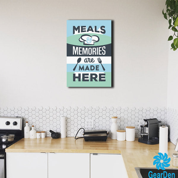 Meals Memories Premium Canvas Gearden