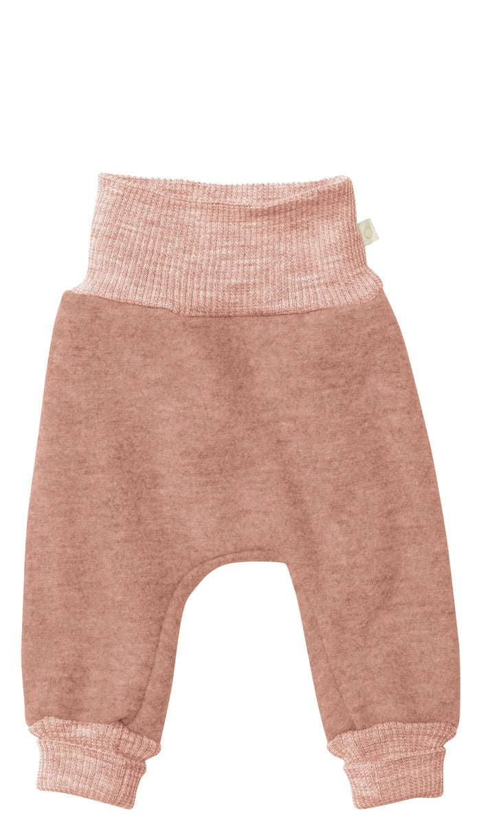Disana Baby Pant, Boiled Wool in Rose only