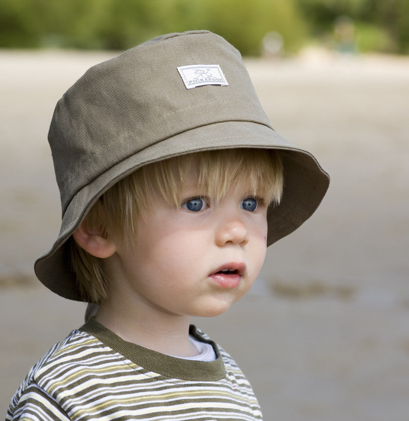 Pickapooh Toddler/Child Fisherman Sun Hat, Cotton - UV 20 - SALE - 25% OFF