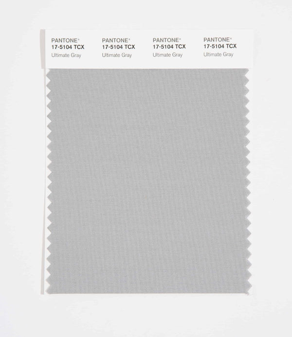 Pantone SMART Color Swatch Card 17-5104 TCX (Ultimate Gray) Color of the Year 2021