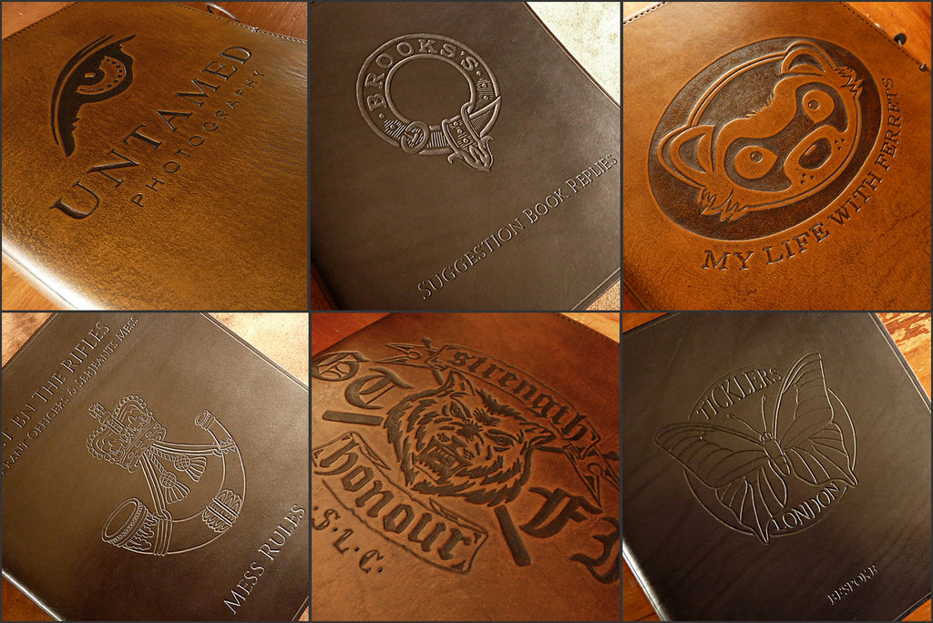 LEATHER JOURNAL CUSTOM DESIGNS - EARTHWORKS JOURNALS