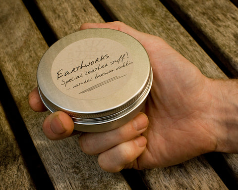 Earthworks Special Leather Stuff - Natural Beeswax Dubbin - Earthworks Journals