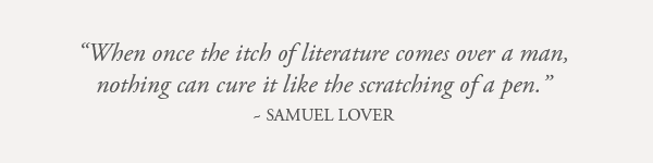 Samuel Lover Quote Earthworks Journals